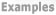 Examples